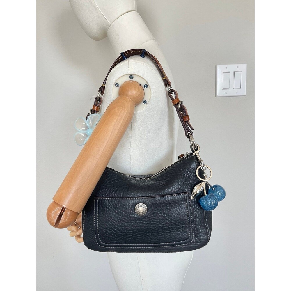Coach Black Leather Shoulder Bag
